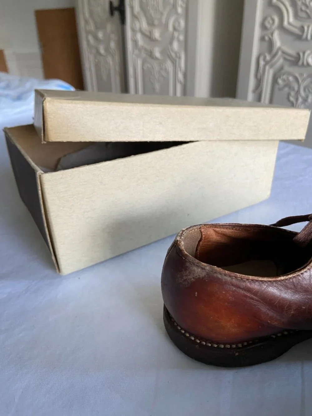 Vintage Classmates Children's Leather Oxford Shoes with Box